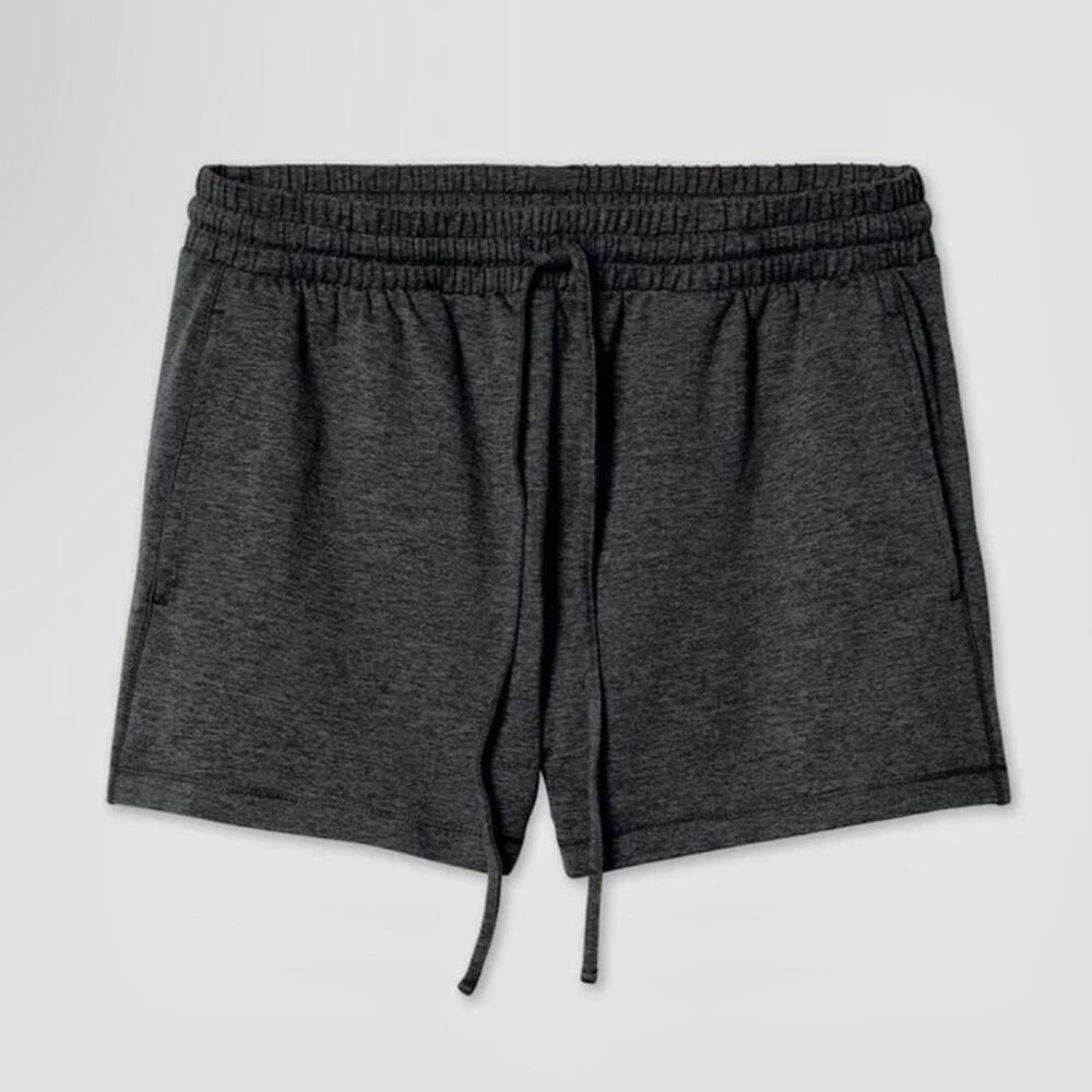 Girlfriend‎ Collective Moon Gray Soft Jersey High Rise ReSet Swing Shorts